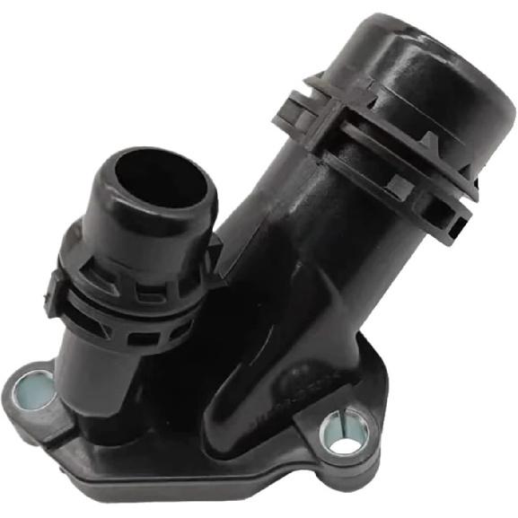 11117800048 Engine Coolant Thermostat Water Pipe Connector Compatible with BMW E81 E90 E60 F10 N47 N47s N57 N57S