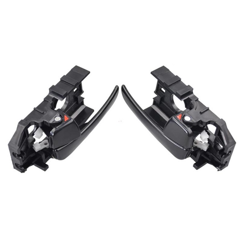 Poignées de porte intérieures avant, arrière, gauche et droite en ABS noir pour Hyundai Elantra 2001 - 2006 826102D000 826202D000 CA AX