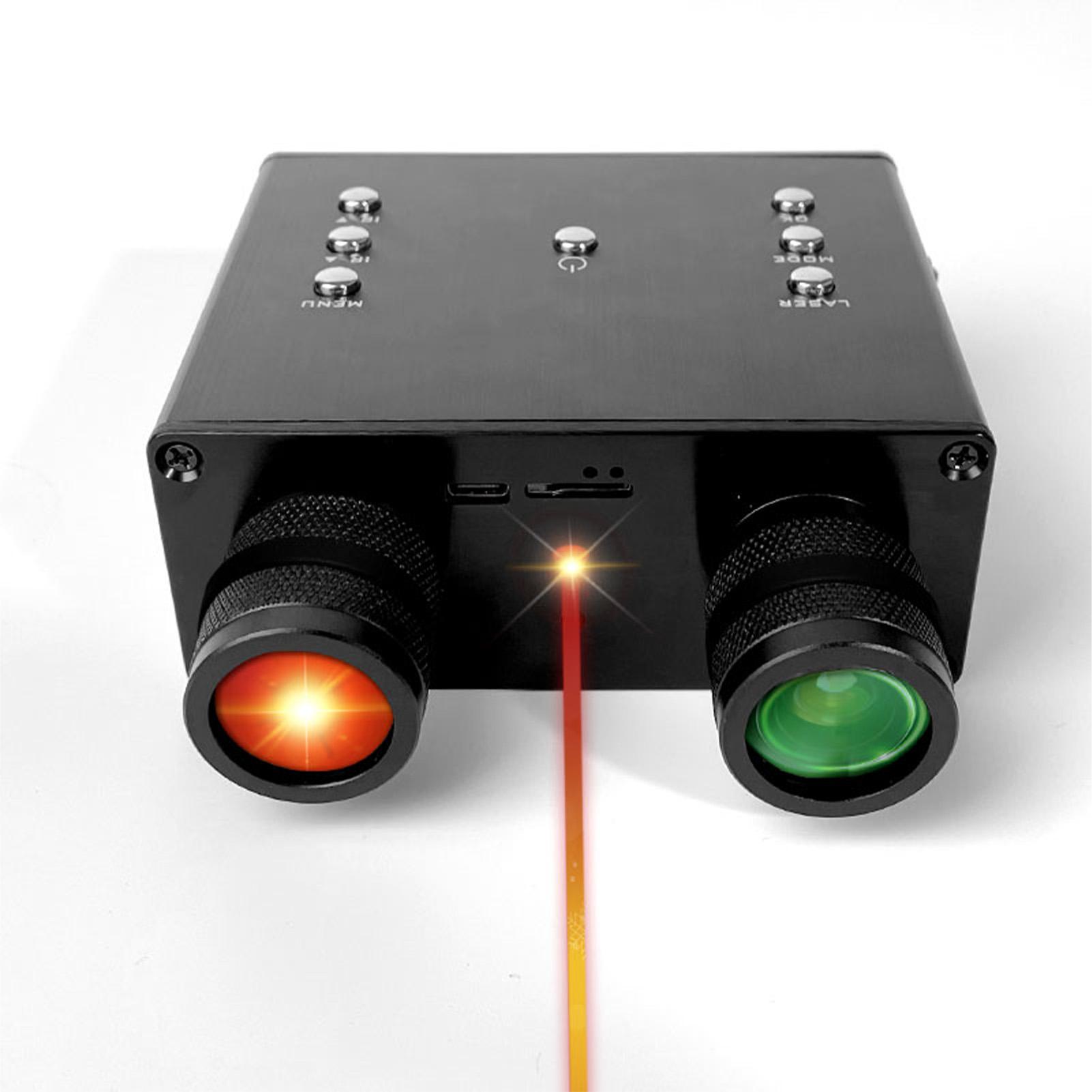 

4K Night Vision Goggles High Clear 3000m Low Light 500-600m Full Dark 3-Inch IPS Display Black Silve camouflage Silver Black