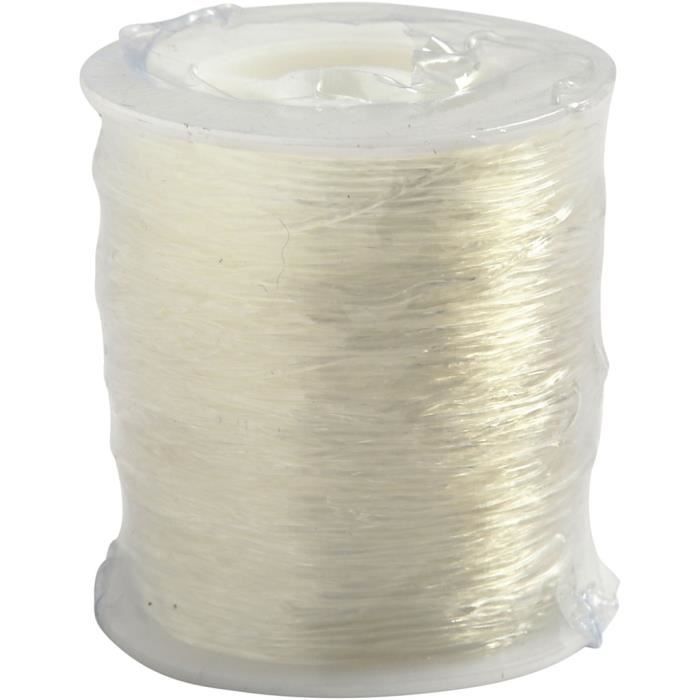 Strong Elastic Nylon Thread - Suitable for Jewelry Making. Ref 61548
