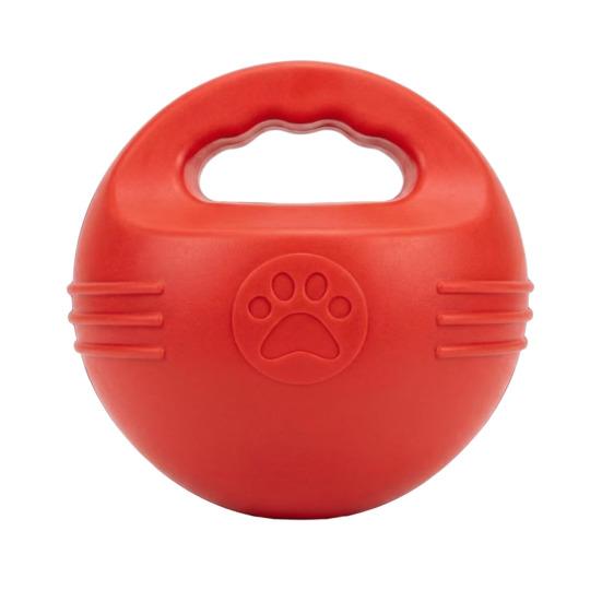 Soft Kettlebell Floating Dog Toy Bite-Resistant Plastic Fetch Ball for Pool And Land Teeth Cleaning Texture Safe Interactive Training Toy for Dogs A