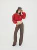 ASIF CALIE Stripe Star Wide Pants Black