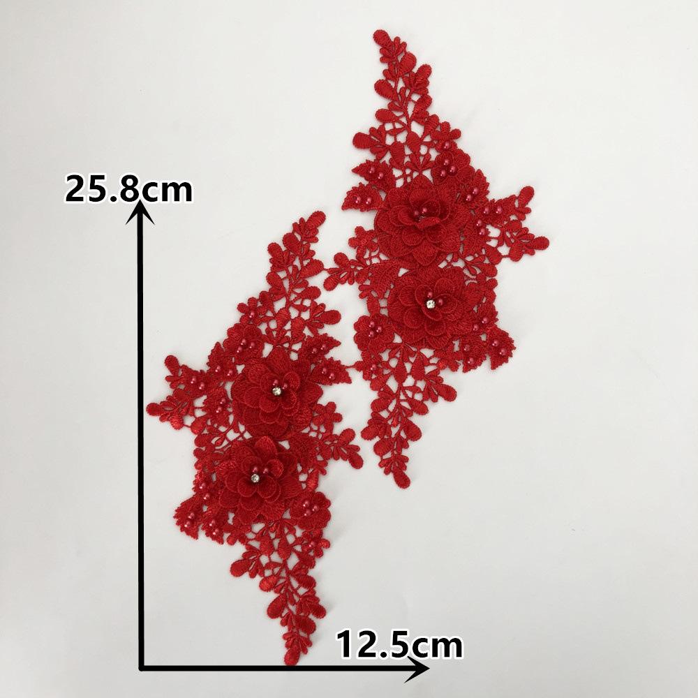 Diy Sewing Handmade Beaded Corsage Accessories Clothing Accessories Cheongsam Dress Performance Dress Wedding Dress Decoration
