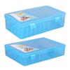 Solid Empty Sewing Thread Storage Box Sew Craft Organiser Case Holder Dustproof 42 Pillars Embroidery Spools Organizer