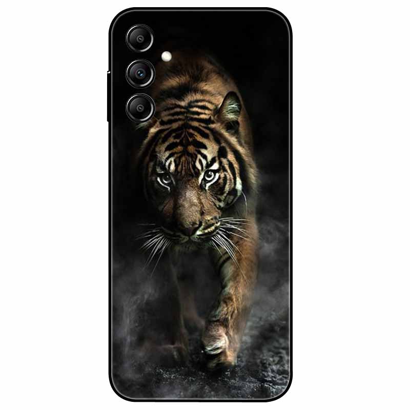 Silicone Phone Case For Samsung Galaxy A54 5G A34 A14 A24 Cover TPU Protective Soft Cat Para Funda for SAMSUNG A54 A 54 Fashion
