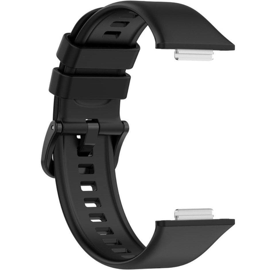 Silikonarmband für Huawei Watch Fit 2, Schwarz
