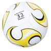 Size 5 Soccer Ball PVC for Competitions Training Exams Official Indoor Outdoor Play Yellow