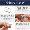 FULRIS Miracle Ring Scotchgard Genuine Leather Keychain Beige 251822 Water-Repellent H11.5×W3×D1.3cm