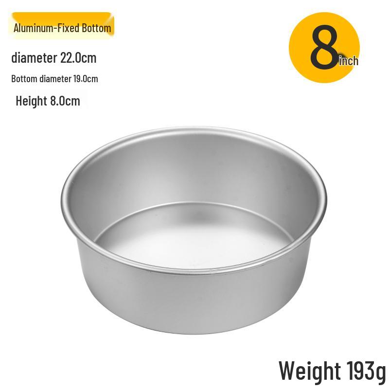 Anodized Round Chiffon Cake Mold for Home Baking