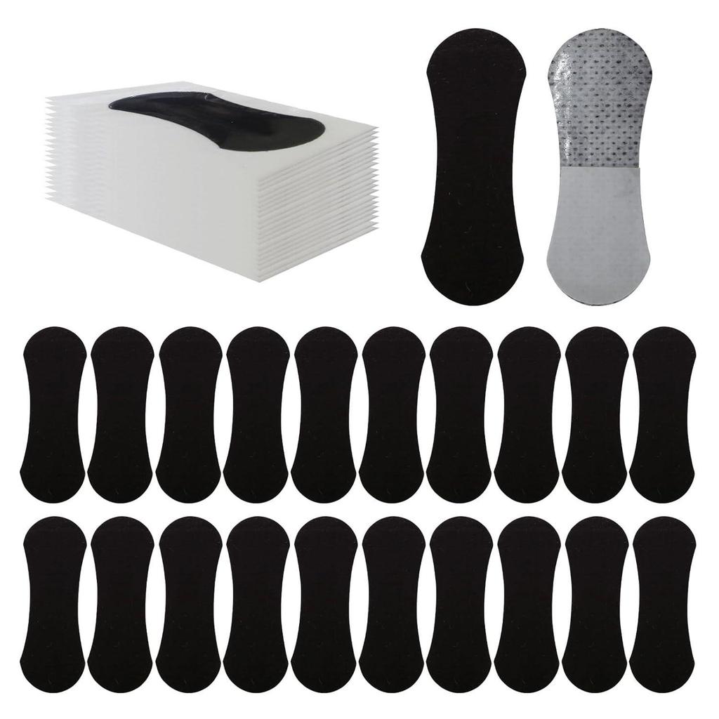 Black Breathable Nose Strips for Nasal Congestion Relief - Suitable for Children and Adults