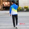 Spring & Autumn Unisex Sports Suit: Print School Uniform, Plus Size, Casual Parent-Child or Couple Style Activewear