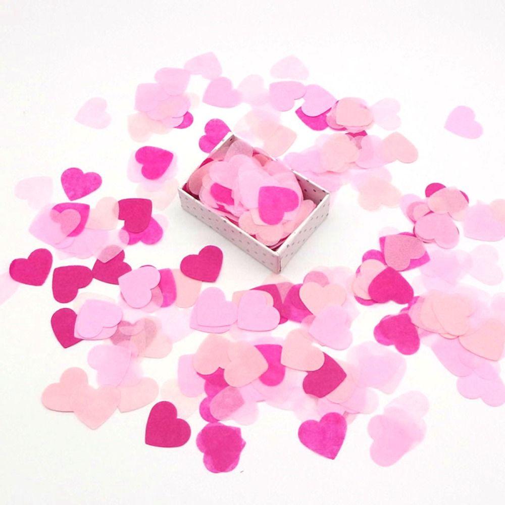 Party Heart Shape Table Decoration Home Decor Balloon Filler Confetti Tissue Paper Party Supplies