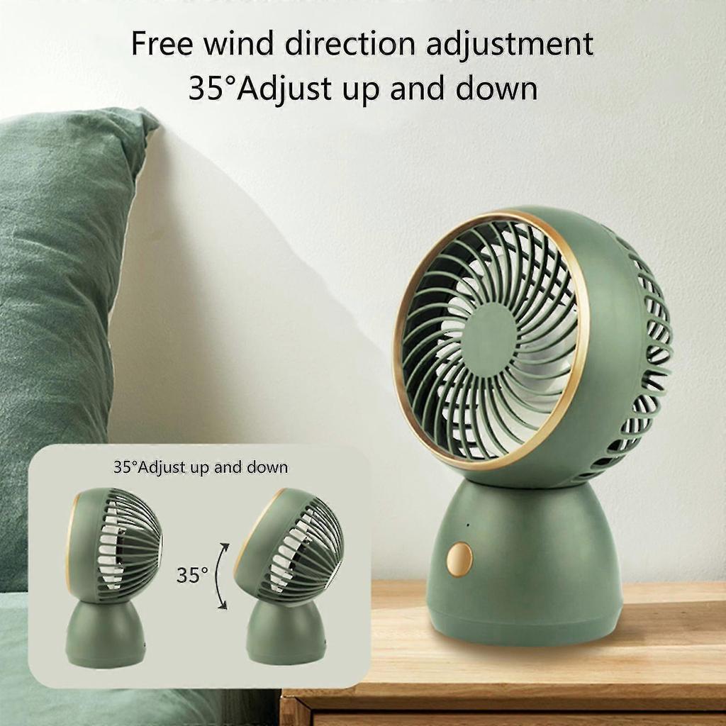 1200mah Summer Portable Fan Cooling Usb Desktop Fan Mini Air Cooler 3 Speed