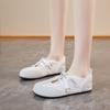 Fashion 2025 New Summer Shoes New Hollow Mesh Breathable Flat Casual Board Shoes Patchwork Mesh Shoes Shallow Mouth Designer