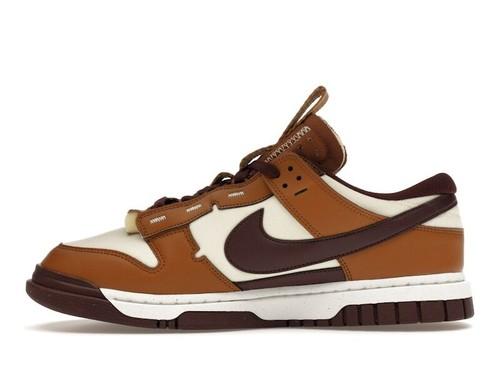 Nike Dunk Jumbo Low Light British Tan Burgundy Crush - Fq8248-200