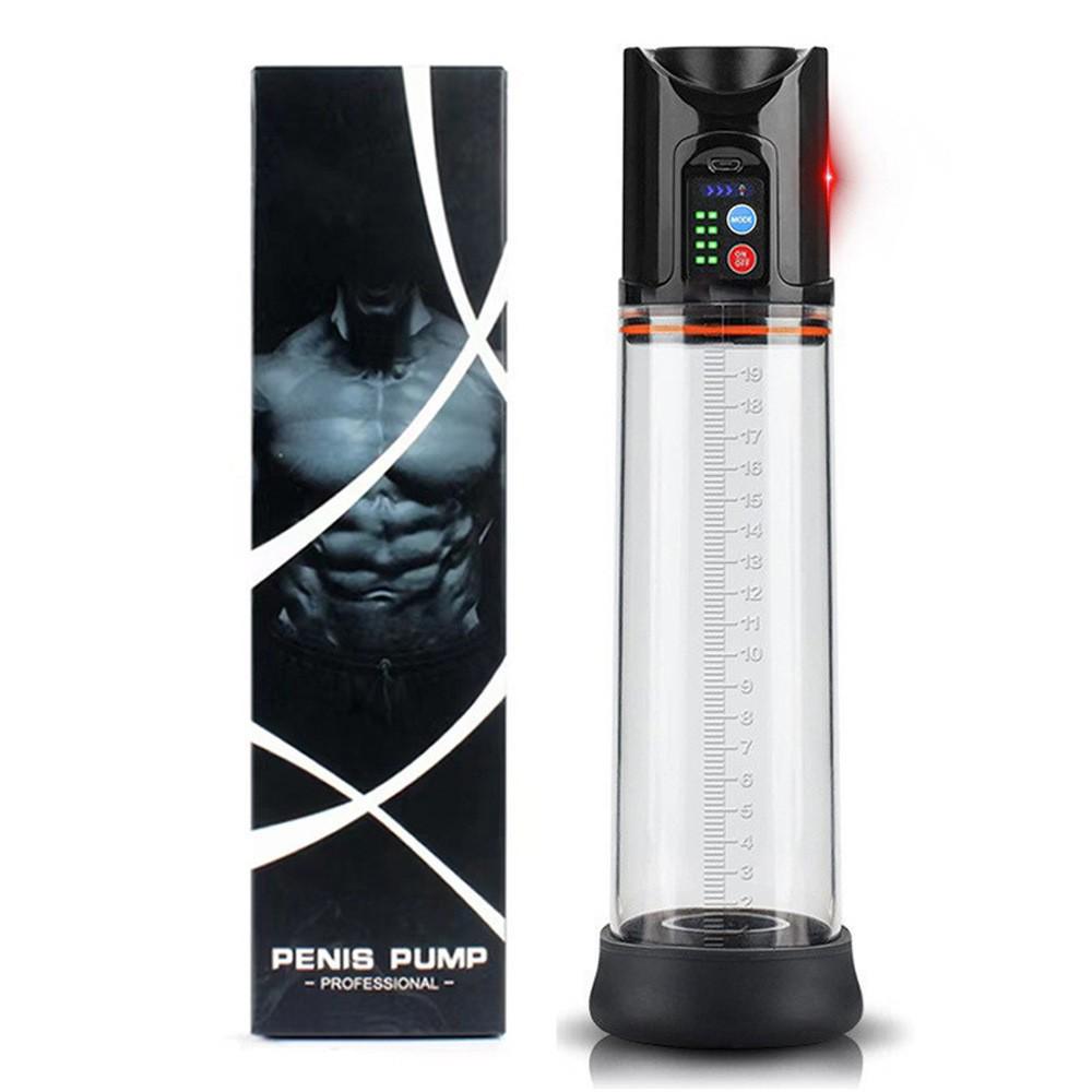 Men's Automatic LCD Vacuum Suction Stretching Masturbator Toy