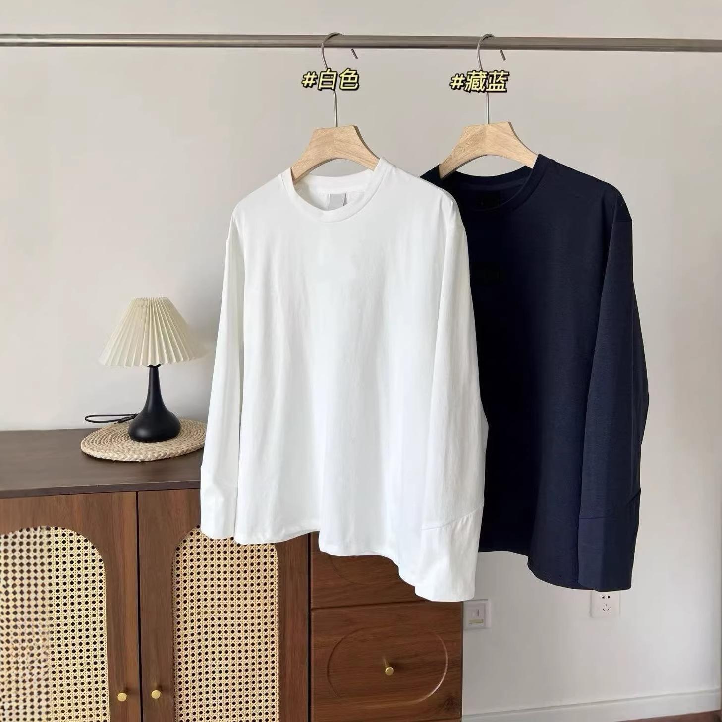 Casual versatile sports long-sleeved spring and autumn wear casual fashion women s same style soft and comfortable S белый