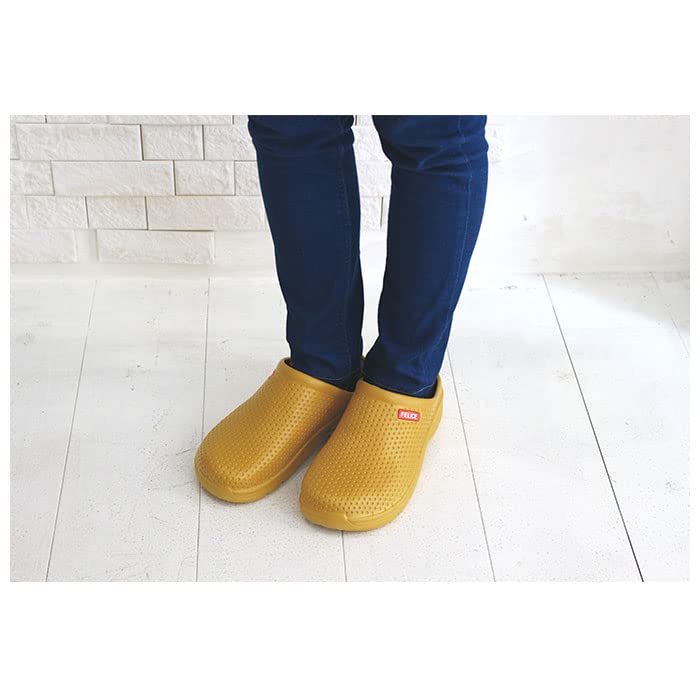 Murataya Sangyo Dana Soft Slip-On Sandals, Red, Size 23.5cm