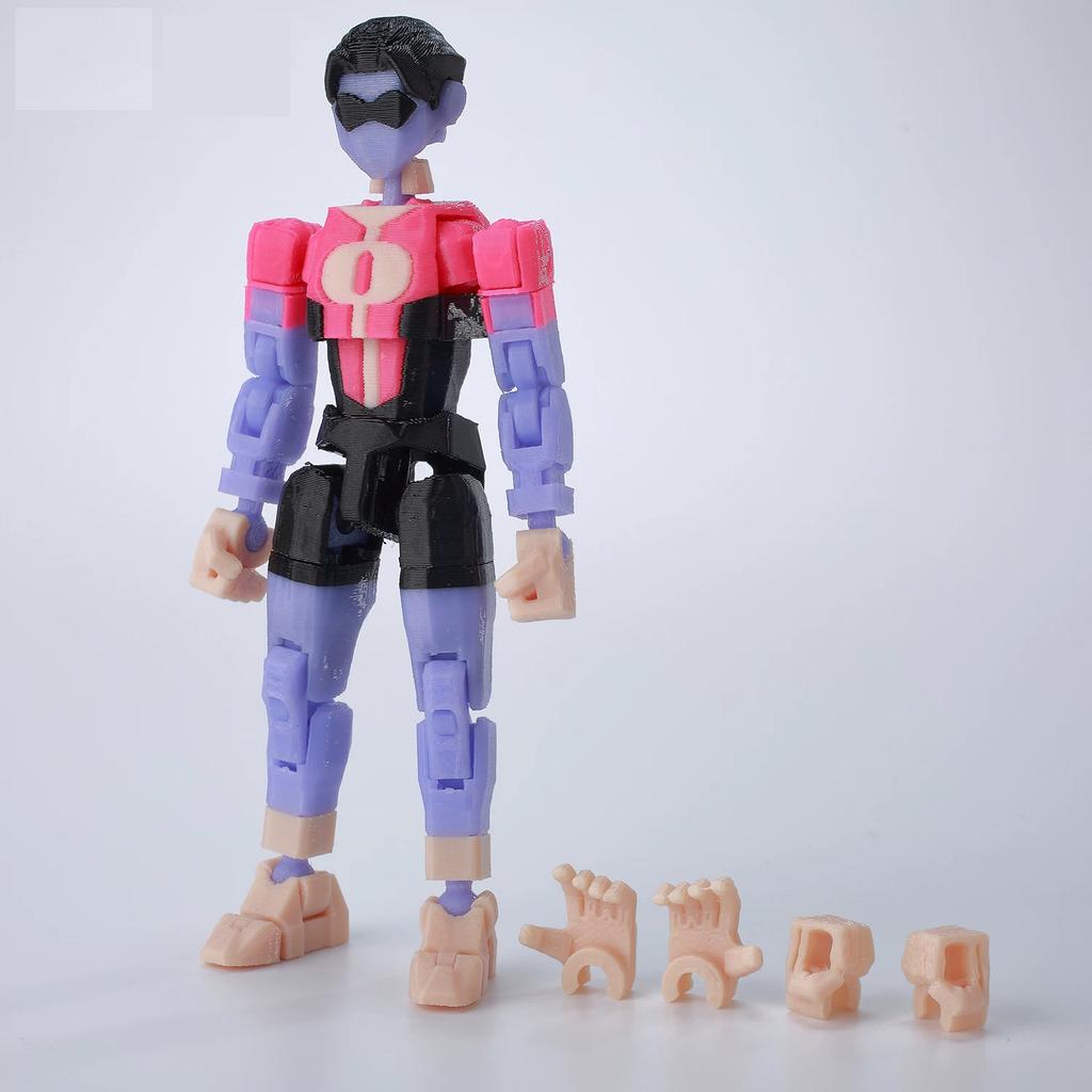 3D-Printed Articulated Action Figures Collectible Toys for Adults And Kids