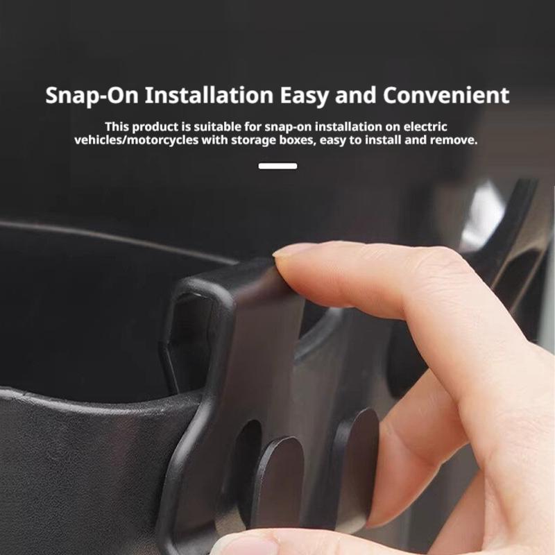 SEAMETAL Motorcycle Hanger Hooks Hidden Creative Car Hook For Electric Vehicles Multi-functional Rear Seat Phone Holder Hook Auto Interior Accessories