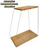 Stable Structure Wooden Record Holder Solid Wood Vinyl Display Stand  Desktop Decoration