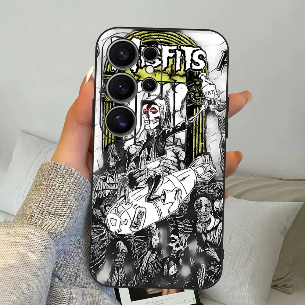 The M-Misfits G-Glenn Danzig Phone Case For Samsung S 24 Fe 25 Ultra Plus 20 Lite 21 30 22 23 24 22 Ultra 5G Fundas