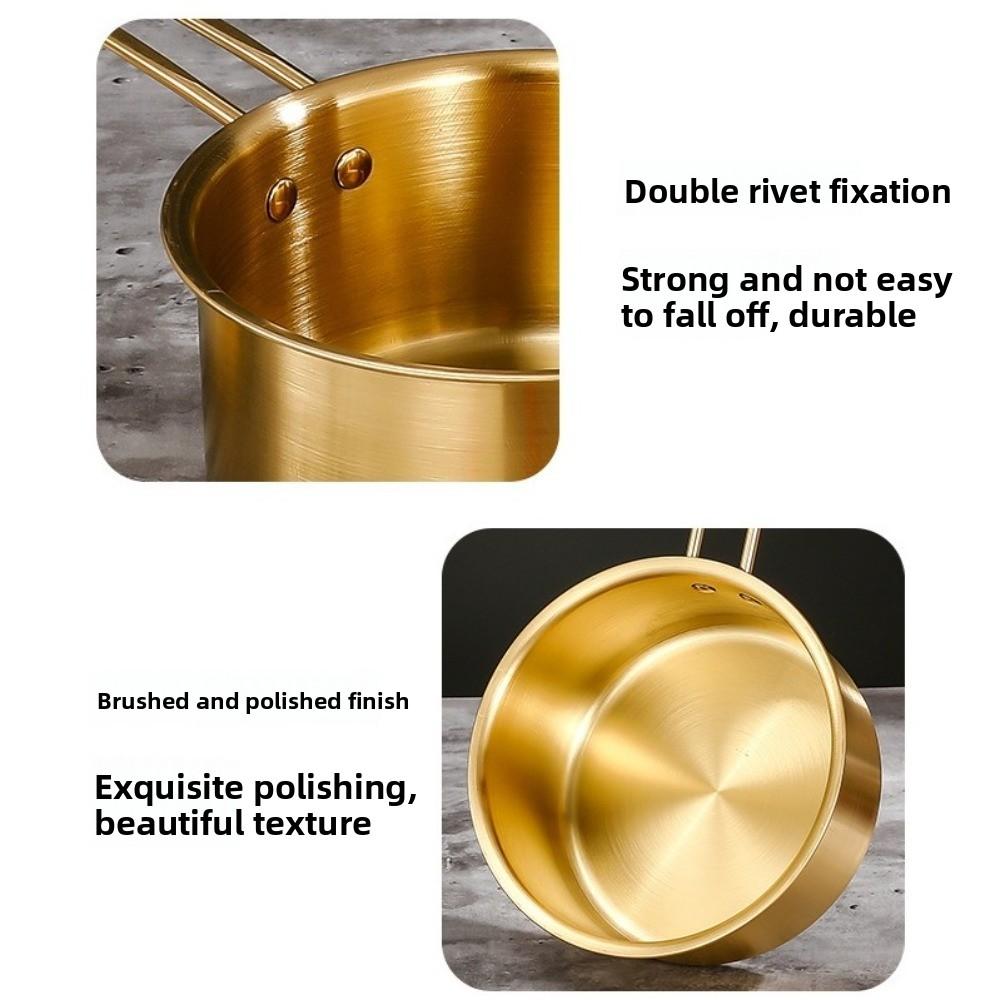 Edelstahl-Milchtopf Verdickter Nahrungsergänzungstopf Neue Nudelschüssel