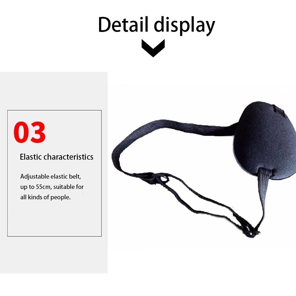 Ausgezeichnete Qualität Medizinische Verwendung Konkave Augenklappe Brille Schaumstoff Kerbe Augenbinden Verstellbar