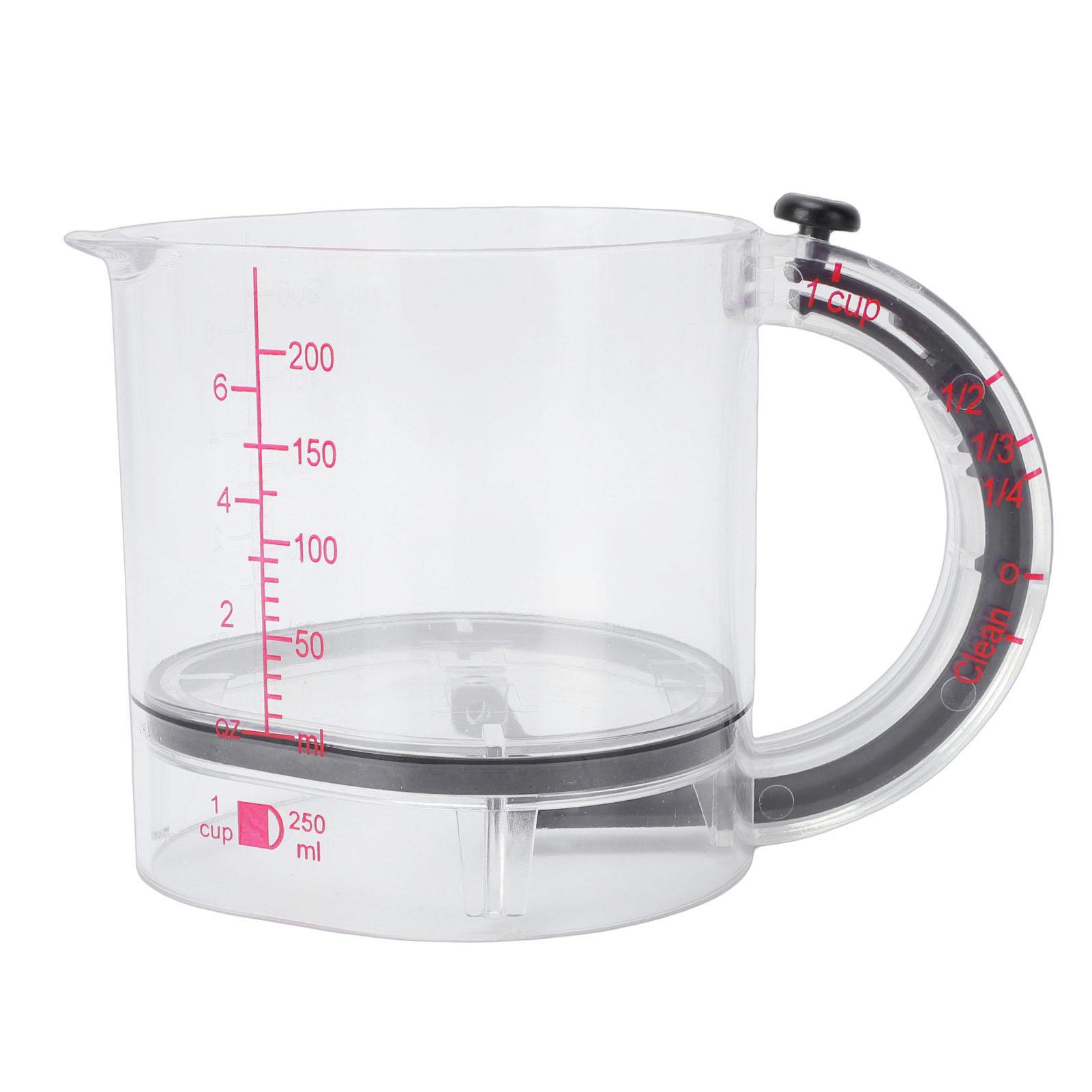 Koogeelife Adjustable Measuring Cup 4 In 1 Multi Functional With Base For Cooking Baking Ingredients