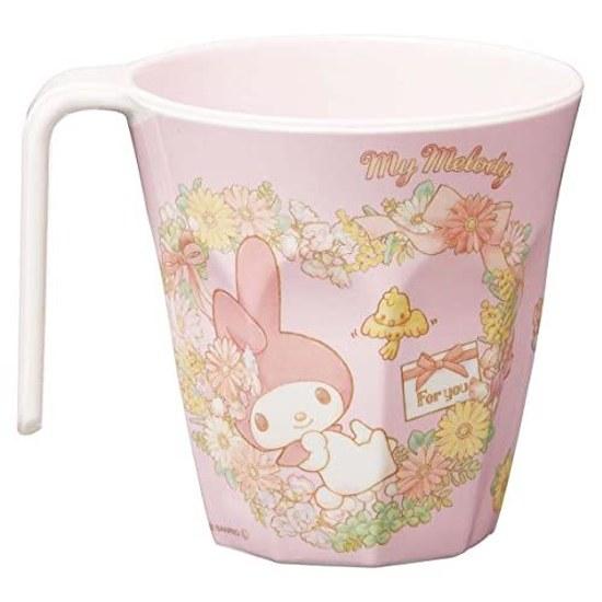 Skater Melamine Tumbler Handle 300ml My Melody Water P Sanrio MTH3-A