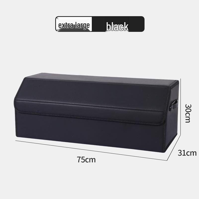 Leather Car Trunk Storage Organizer Box