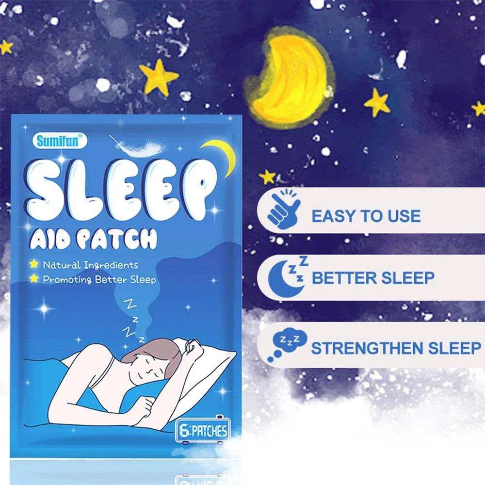Sleep Aid Patches Treat Reduce Anxiety Headaches Nervousness Weakness Relieve Sleep