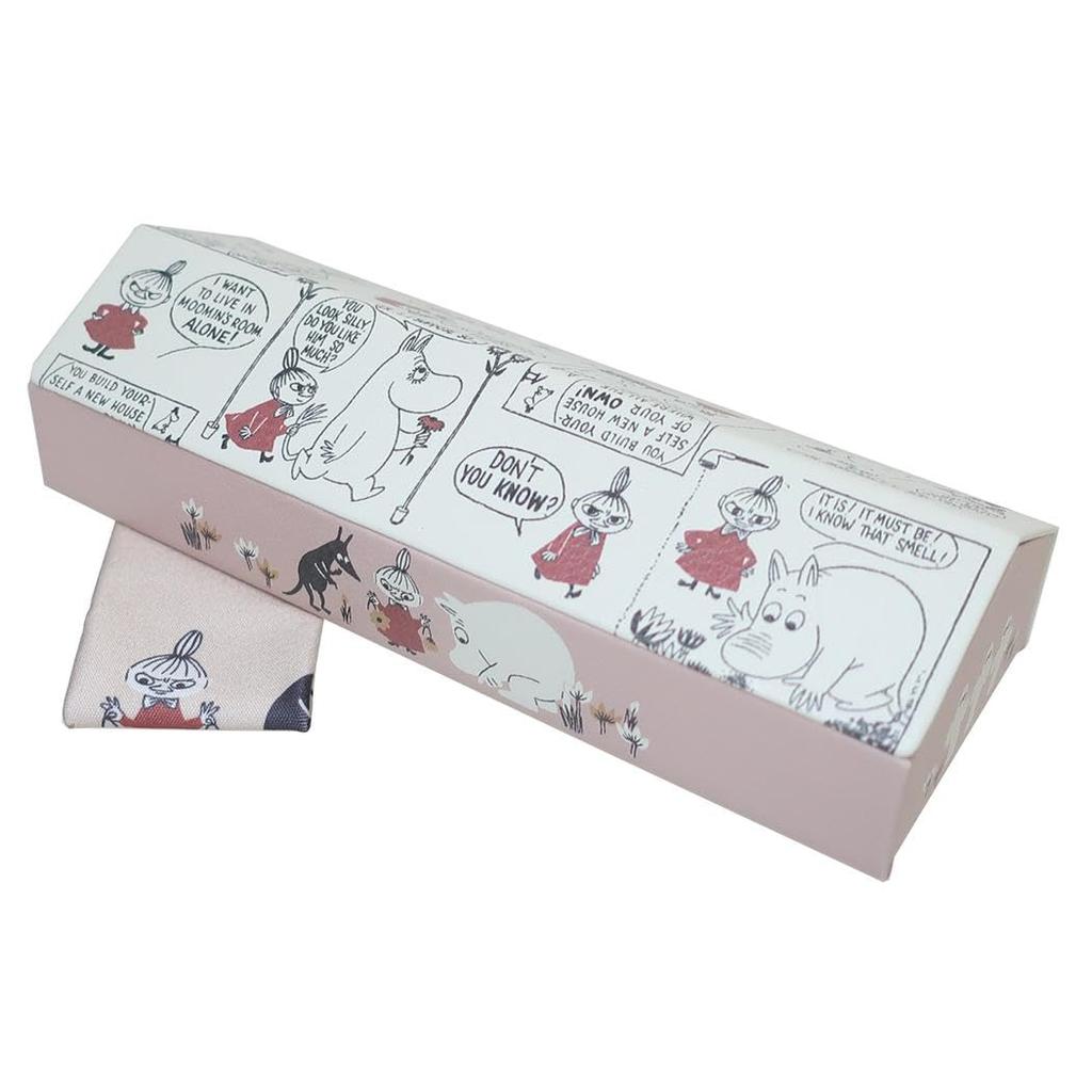 Moomin House Eyeglass Case with Comic Pattern Cloth,