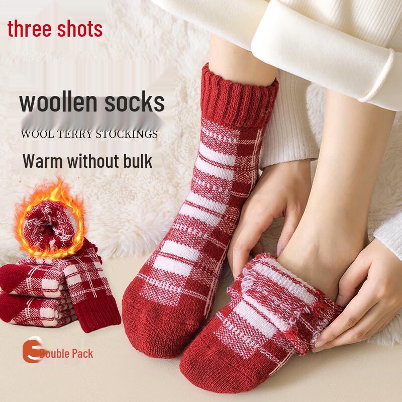 Threegun Shisui Series Women s Wool Blend Thermal Socks One Size