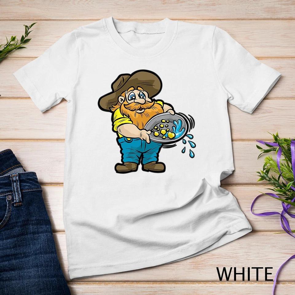 YUKON GOLDMINER T-SHIRT - Mining Miner Gold Nugget Pan Gift Unisex T-shirt S