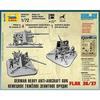Zvezda 1/72 scale German 88mm anti-aircraft gun FLAK 36/37 plastic model kit ZV6158