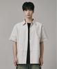 Beodeonteu Oversized Nylon Flap Shirt [Light Beige]