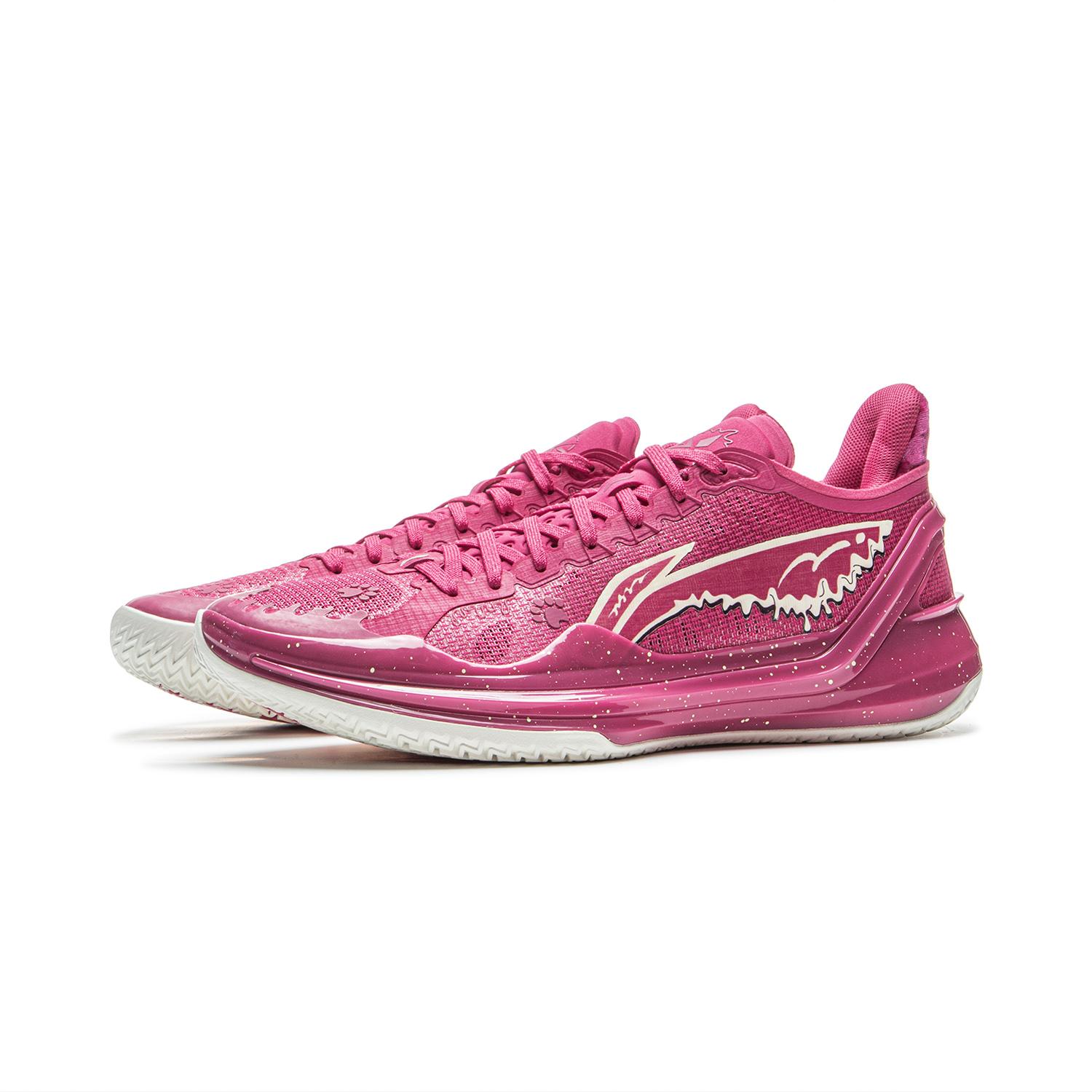 

Новые LiNing Blade 4V2 Амортизирующие Противоскользящие и Износостойкие Поддерживающие Легкие Низкие Баскетбольные Кроссовки Унисекс Розовые ABAU059-8 47.5