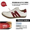 Mobus MUNSTER Sneakers for Men and Women, Genuine Leather, Sports, Casual, with Functional Insoles, Walking Shoes (WHITE/NAVY CROCO, Japanese Shoe Siz