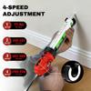 AKX0V Cordless Caulk Gun with High Brightness LED Light 250kg Force Electric Sealant Gun for Construction & DIY
