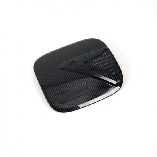 For Mitsubishi Eclipse Cross 2018-2022 Carbon Fiber Fuel Gas Tank Cap Cover Trim