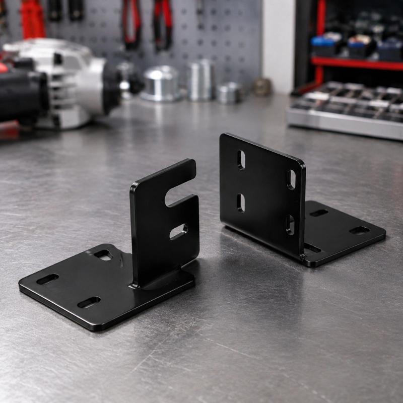 Motor Mounting Support, 2 Pack with Elongated Openings for Small Positioning Changes During DIY Equipment Assembly and Repair Work