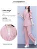 Spring & Autumn Plus Size Women's Wide-Leg Pants Two-Piece Set - Age-Reducing and Fashionable