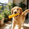 Dog Chew Stick Toy Squeaky Dog Teething Toy Textured Teeth Cleaning Dog Stick Toy for Aggressive Chewers