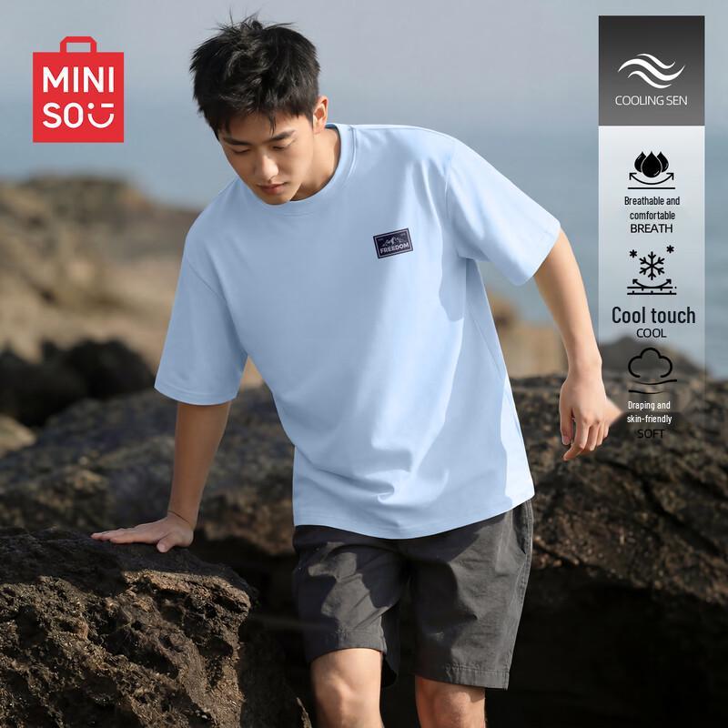 MINISO Men s Summer Mountain Series Short-Sleeve T-Shirt 4XL