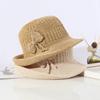 Spring Knitted Bucket Hat Literary Hat Women's Autumn Summer British Top Hat Trendy Casual Versatile Basin Hat