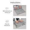 2Pcs Moisture-proof Vacuum Compression Bag Oxford Cloth Hand Roll Bag Vacuum Storage Bags  Clothing