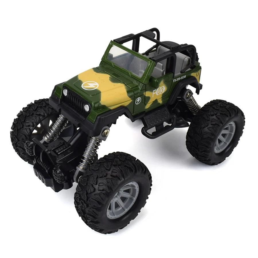 

Детский четырехцветный внедорожник, альпинистский автомобиль 1/32, автомобиль для пустыни, пружинный сбалансированный амортизатор, инерционная игрушечная машина, модель для литья под давлением из сплава 1/32Size:16.5*11.1*10.5cm камуфляж зеленый