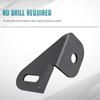 Car Antenna Mount Left Side For Jeep Wrangler JL JLU & Gladiator JT 2018-2022