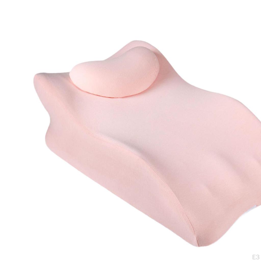 Bed Pillow for Back Support, Leg Positioning Pillow, Removable Cover